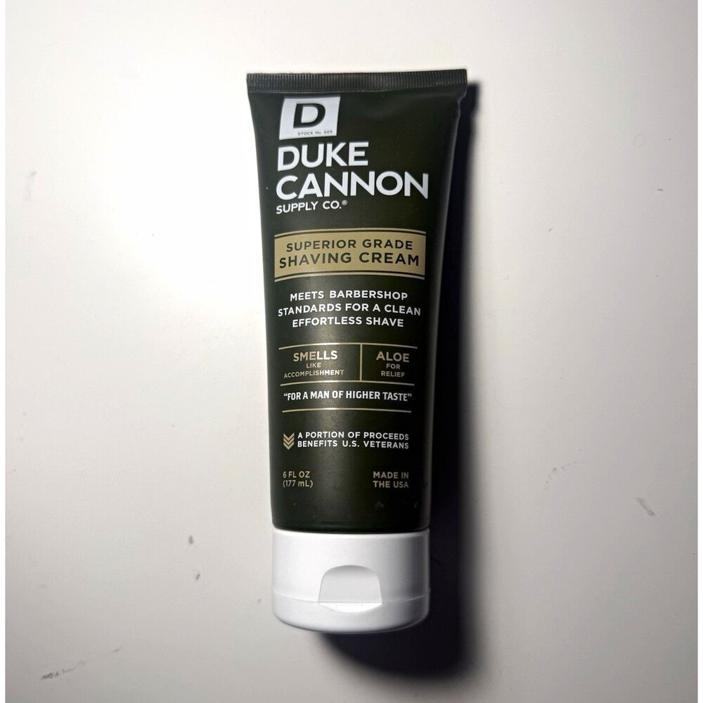 Duke Cannon Supply Co. Superior Grade Shaving Cream Accomplishment 6 fl oz